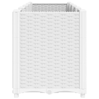 Plantenbak 160X40X53 Cm Polypropeen Wit Groen