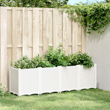 Plantenbak 160X40X53 Cm Polypropeen Wit Groen
