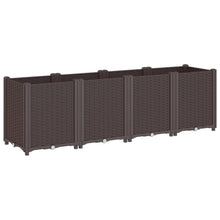 Plantenbak 160X40X53 Cm Polypropeen Bruin
