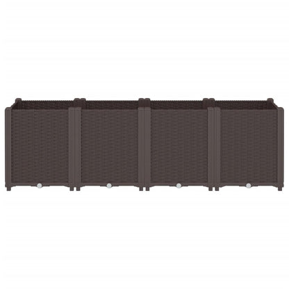 Plantenbak 160X40X53 Cm Polypropeen Bruin