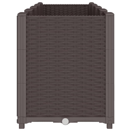 Plantenbak 160X40X53 Cm Polypropeen Bruin