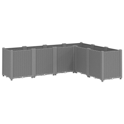 Plantenbak 160X120X53 Cm Polypropeen Lichtgrijs