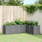 Planter 160x120x53 cm polypropylene light grey