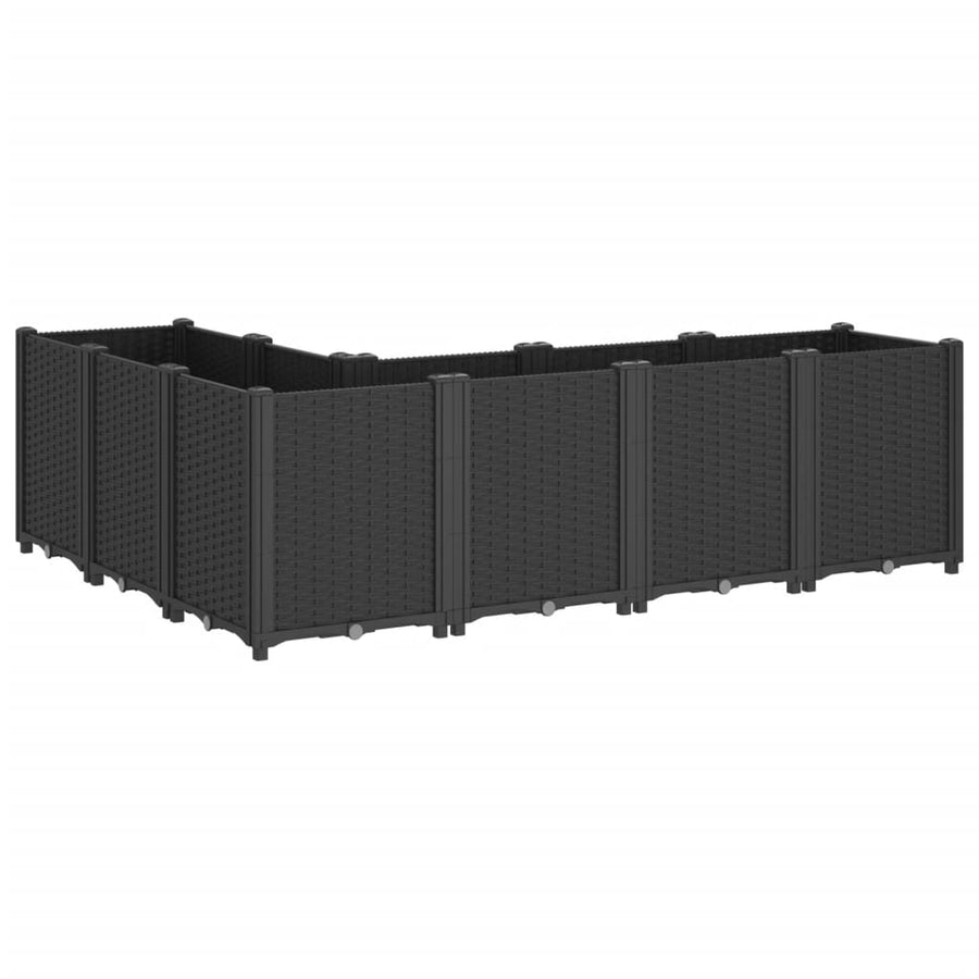 Plantenbak 160X120X53 Cm Polypropeen Zwart