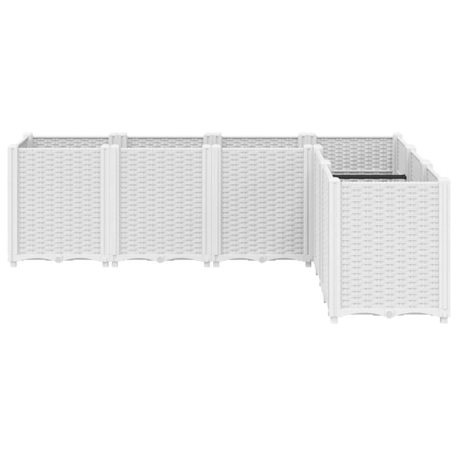 Plantenbak 160X120X53 Cm Polypropeen Wit