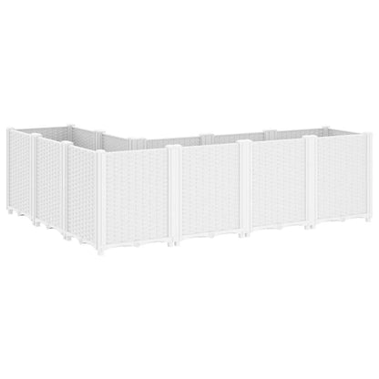 Plantenbak 160X120X53 Cm Polypropeen Wit