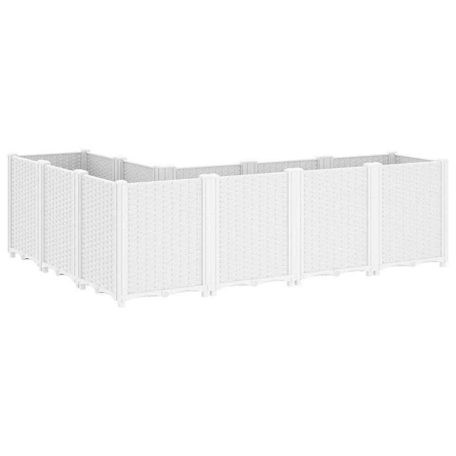 Plantenbak 160X120X53 Cm Polypropeen Wit