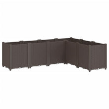 Plantenbak 160X120X53 Cm Polypropeen Bruin