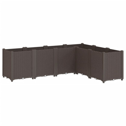 Plantenbak 160X120X53 Cm Polypropeen Bruin
