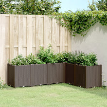 Plantenbak 160X120X53 Cm Polypropeen Bruin