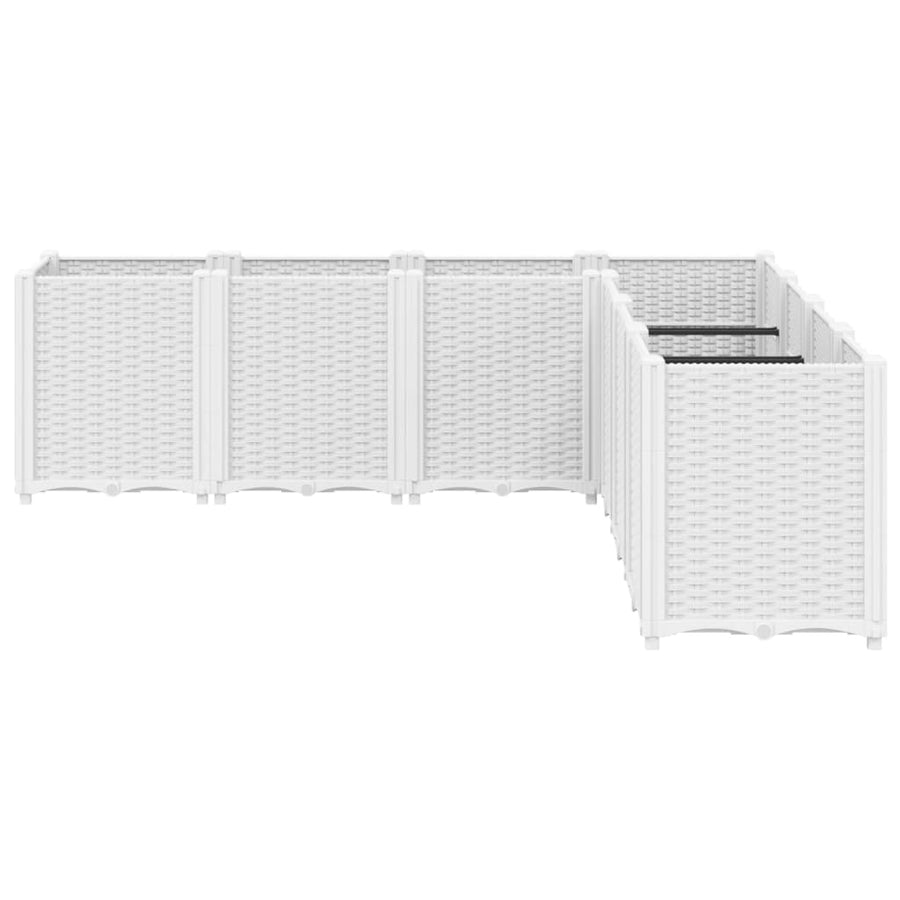 Plantenbak 160X160X53 Cm Polypropeen Wit