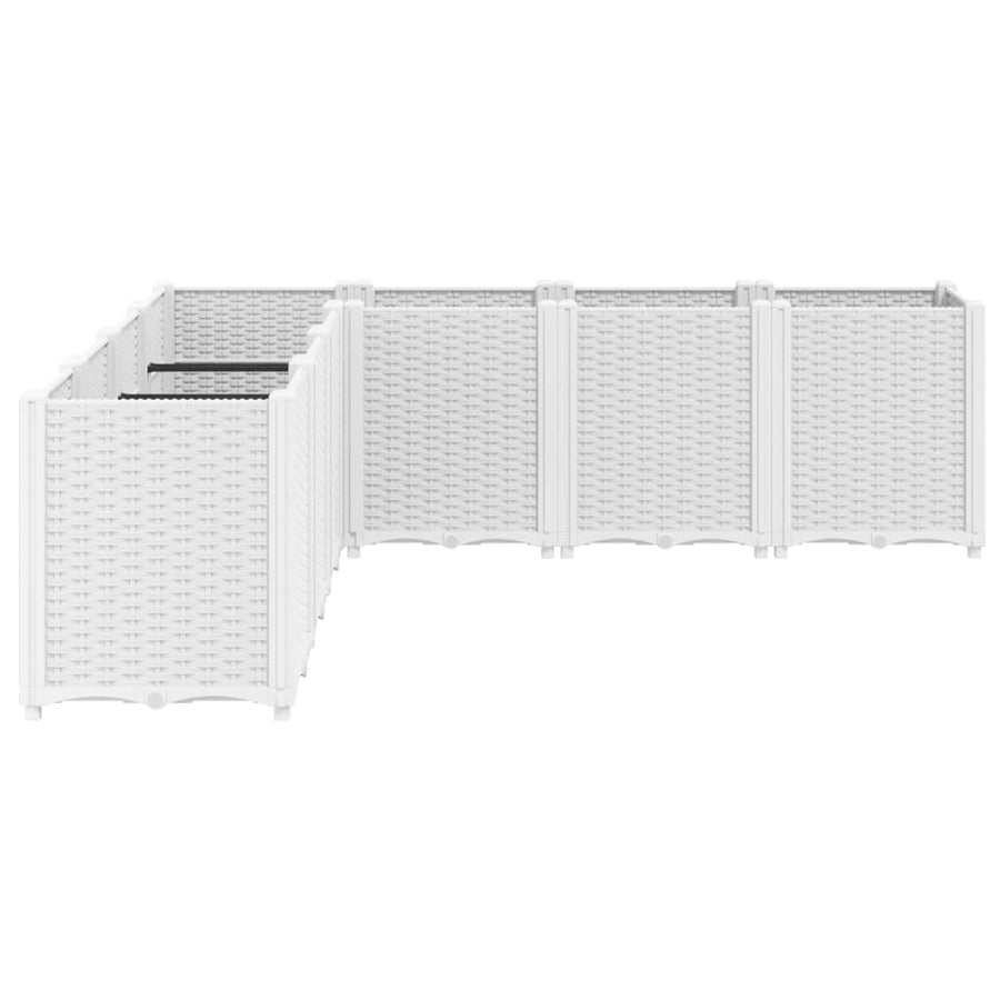 Plantenbak 160X160X53 Cm Polypropeen Wit