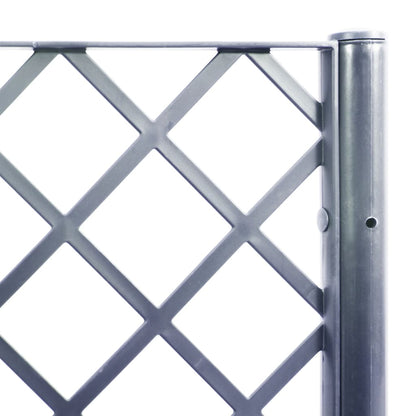 Plantenbak Met Latwerk 160X120X140 Cm Polypropeen Grijs
