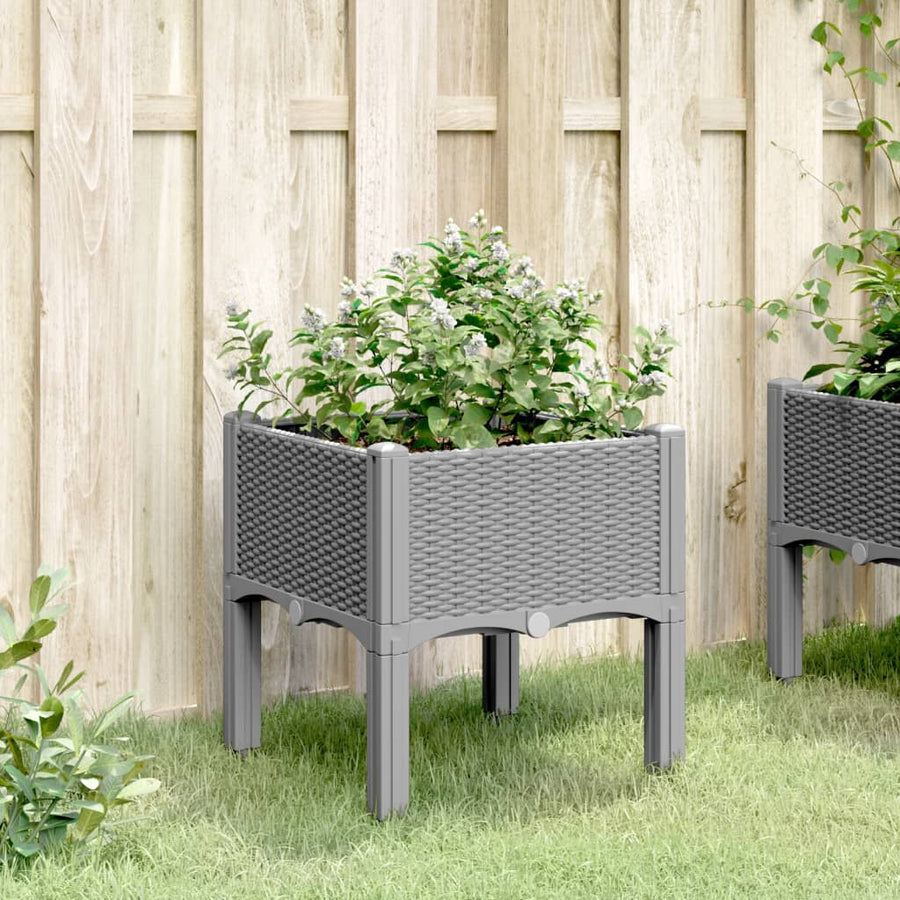 Plantenbak Met Poten Polypropeen 40 x 40 x 42 cm