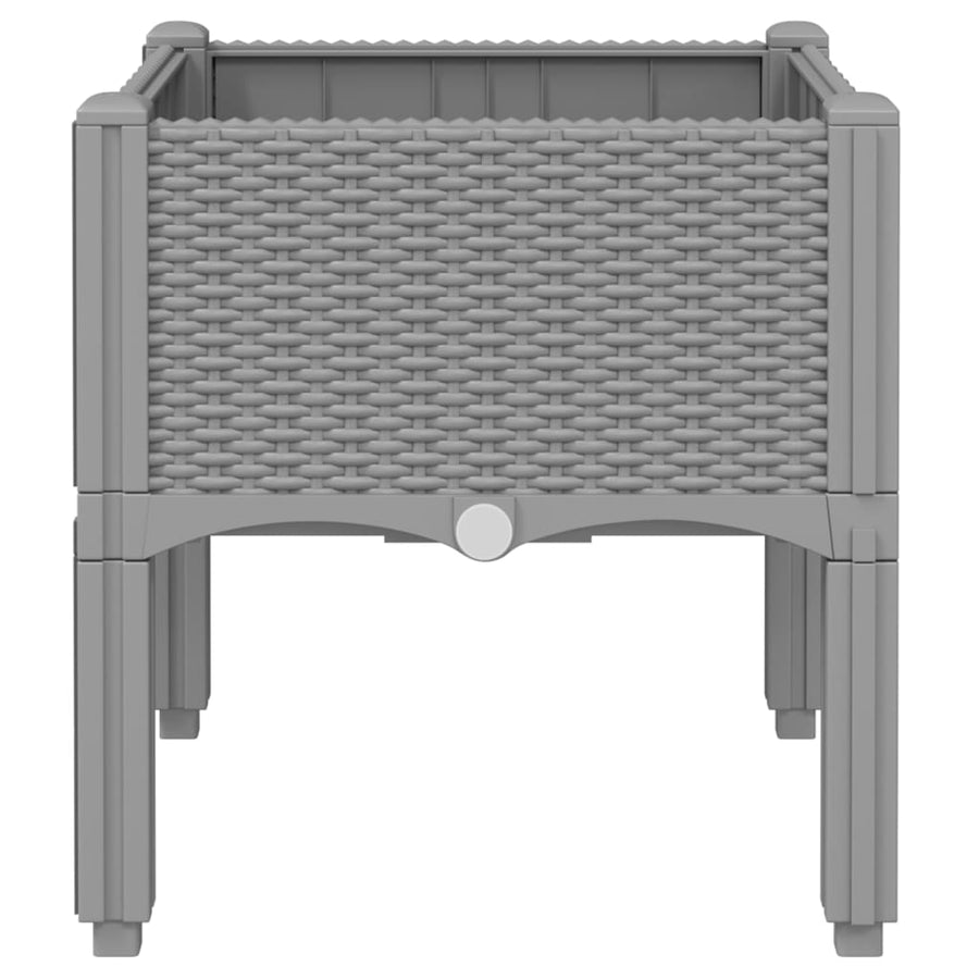 Plantenbak Met Poten Polypropeen 40 x 40 x 42 cm