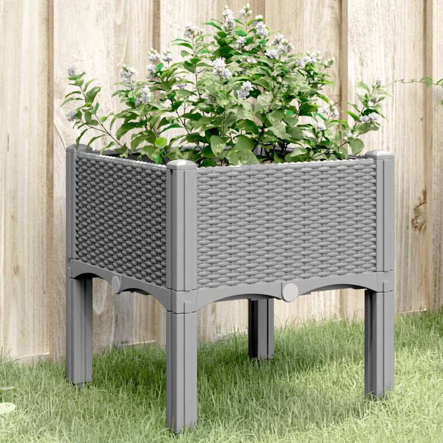 Plantenbak Met Poten Polypropeen 40 x 40 x 42 cm
