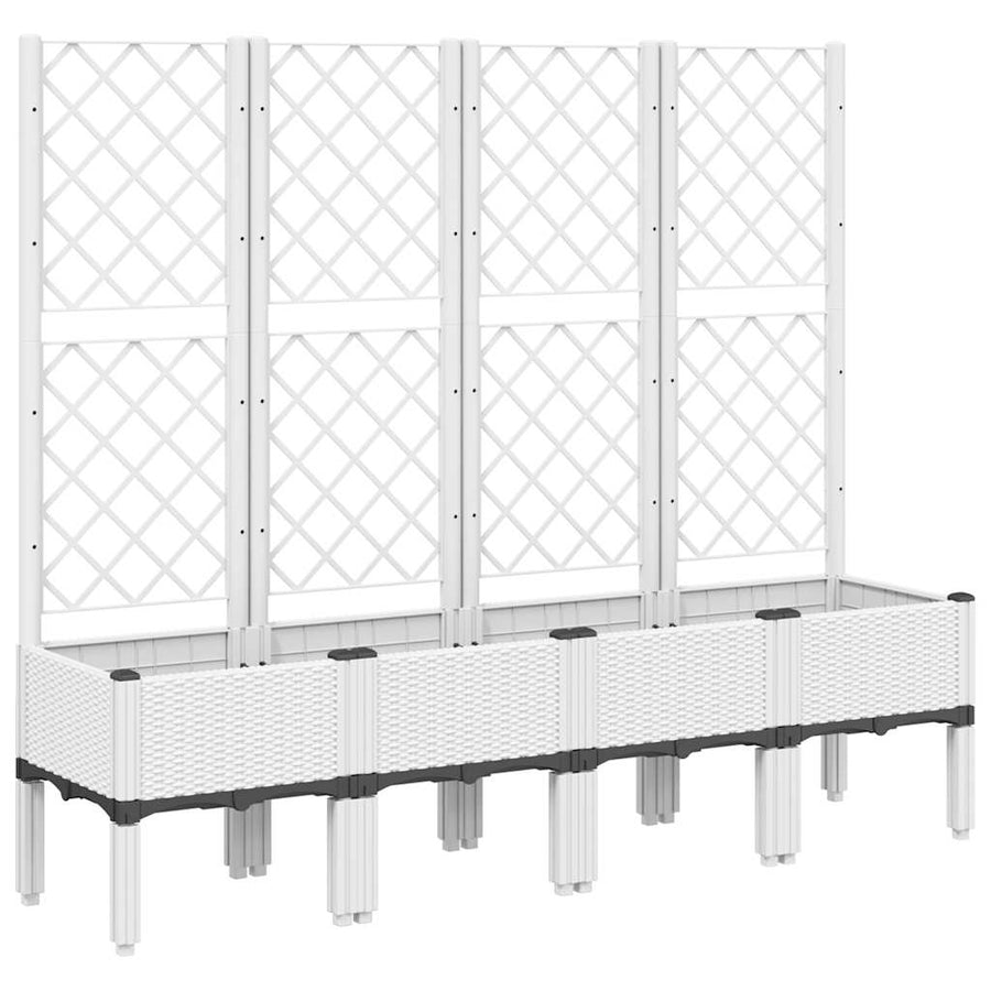 Plantenbak Met Latwerk Polypropeen 160 x 40 x 142 cm