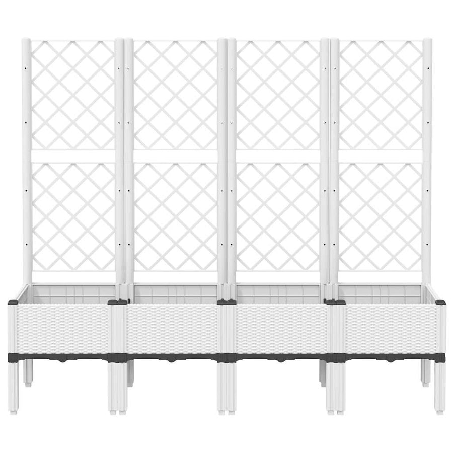 Plantenbak Met Latwerk Polypropeen 160 x 40 x 142 cm
