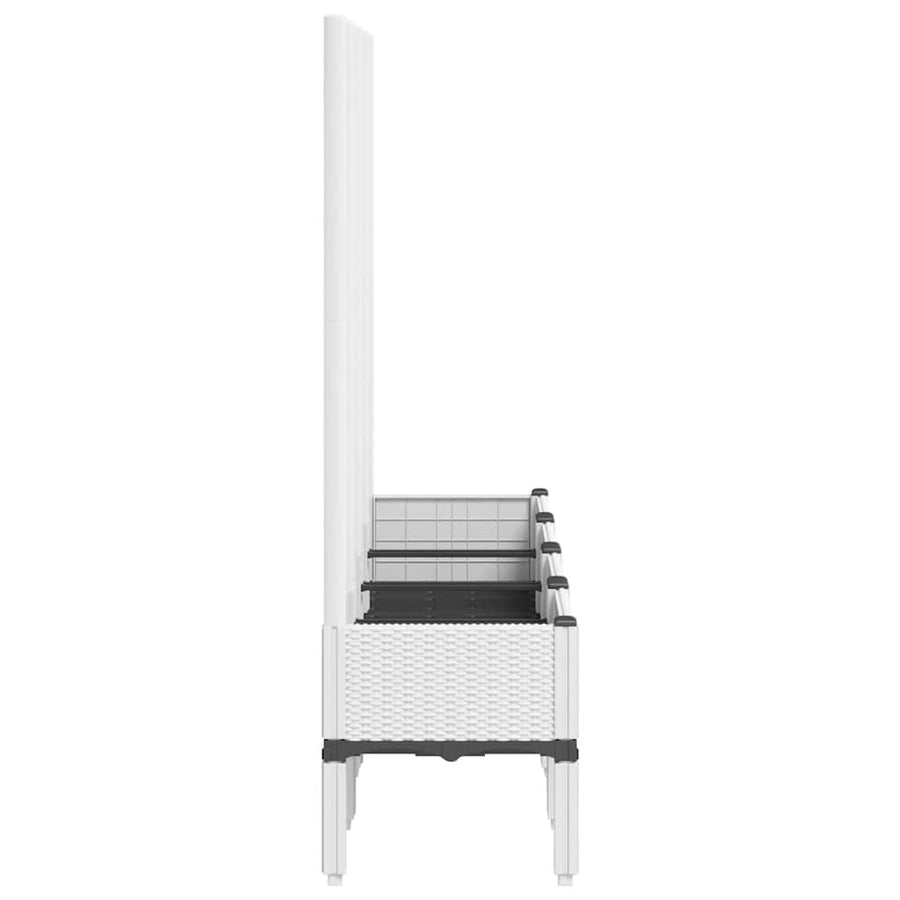 Plantenbak Met Latwerk Polypropeen 160 x 40 x 142 cm