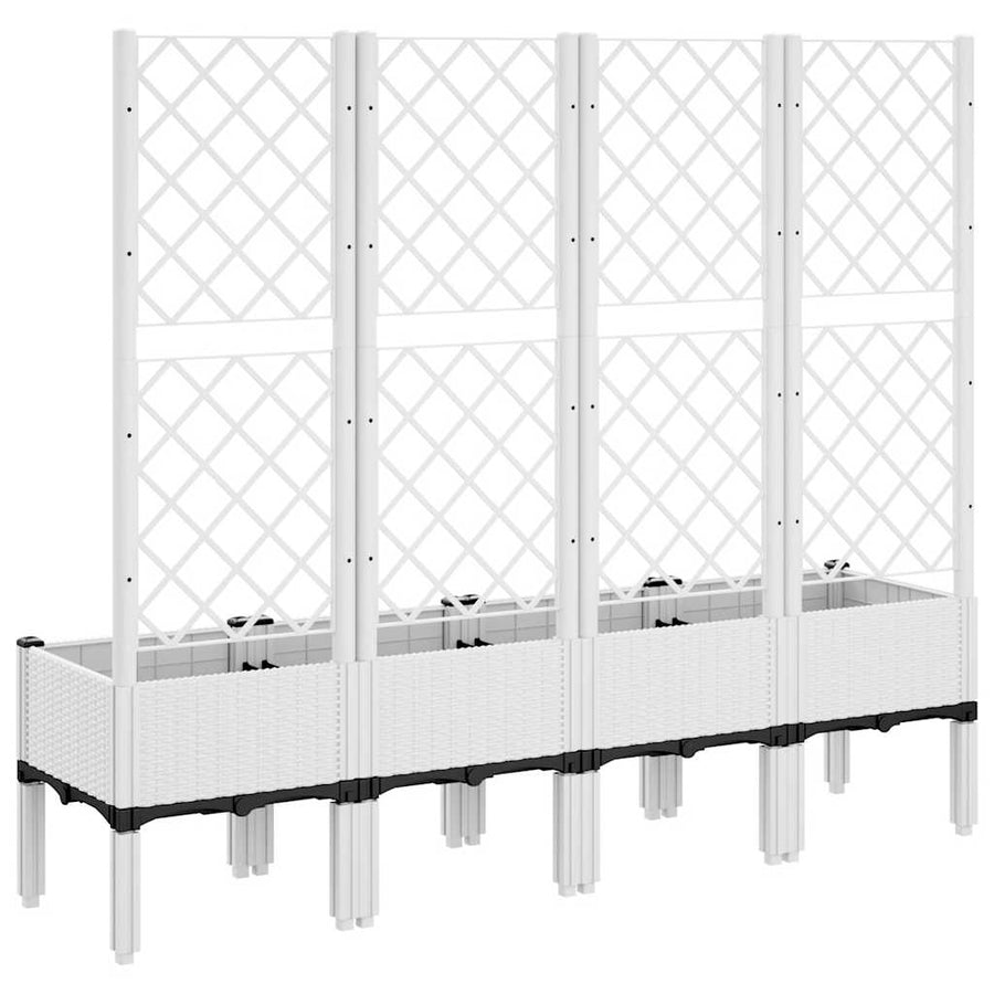 Plantenbak Met Latwerk Polypropeen 160 x 40 x 142 cm