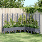 Trellis Planter 200x160x142 cm polypropylene blue-grey