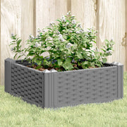 Plantenbak 42,5x42,5x28,5 cm polypropeen lichtgrijs