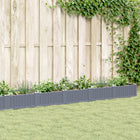 Planter with pins 362.5x42.5x28.5 cm polypropylene blue-grey