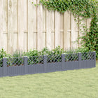 Planter with pins 363.5x43.5x43.5 cm polypropylene blue-grey