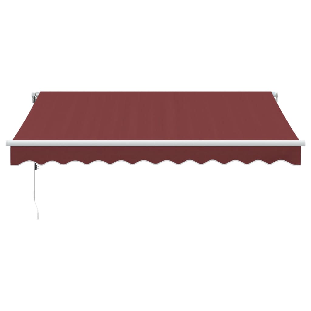 Luifel automatisch uittrekbaar 300x250 cm bordeauxrood