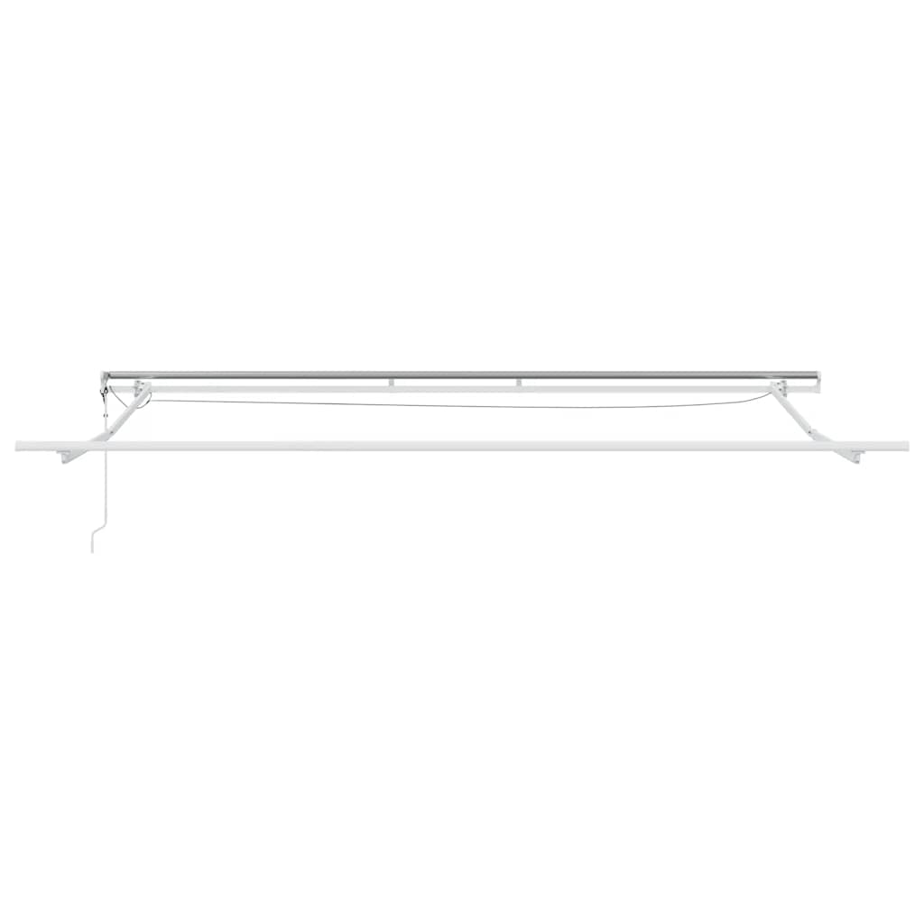 Luifel Automatisch Uittrekbaar Met Led Bordeauxrood En Wit 450 x 300 cm