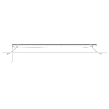 Luifel Automatisch Uittrekbaar Met Led Bordeauxrood En Wit 450 x 300 cm