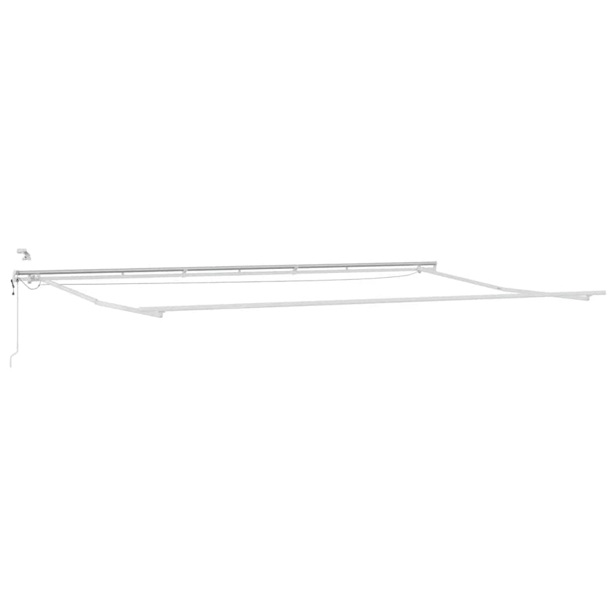 Luifel automatisch uittrekbaar met LED 600x300 cm bordeauxrood
