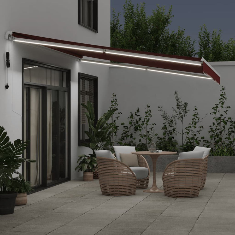 Luifel Automatisch Uittrekbaar Met Led 450 x 350 cm