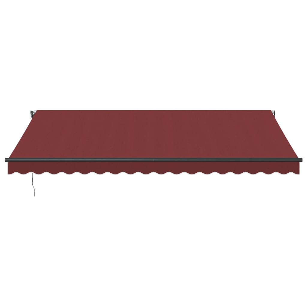Luifel Automatisch Uittrekbaar Bordeauxrood 450 x 350 cm
