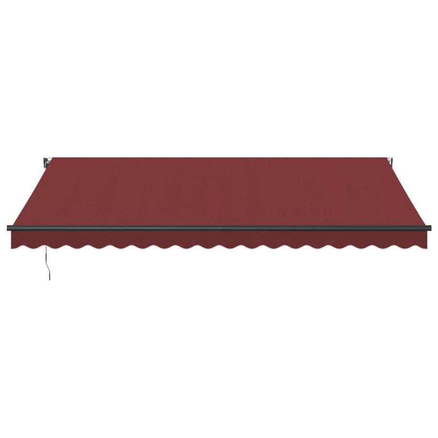 Luifel Automatisch Uittrekbaar Met Led's Bordeaux 450 x 350 cm