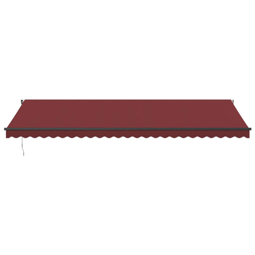 Luifel Automatisch Uittrekbaar Bordeauxrood 600 x 350 cm