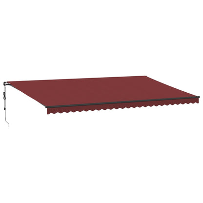 Luifel Automatisch Uittrekbaar Met Led's Bordeaux 600 x 350 cm
