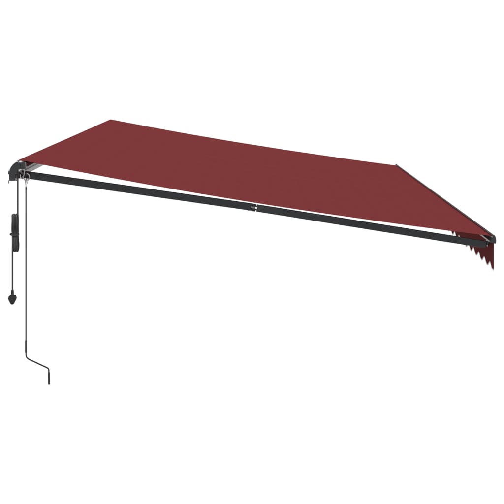Luifel Automatisch Uittrekbaar Met Led's Bordeaux 600 x 350 cm