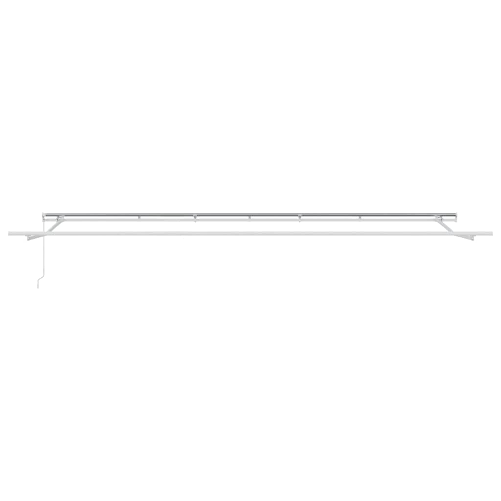Luifel handmatig uittrekbaar 600x300 cm bordeauxrood