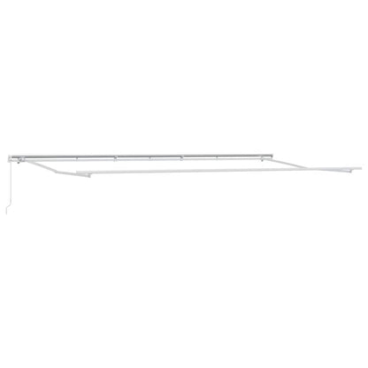 Luifel handmatig uittrekbaar 600x300 cm bordeauxrood