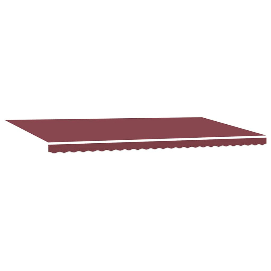 Luifel handmatig uittrekbaar 600x300 cm bordeauxrood