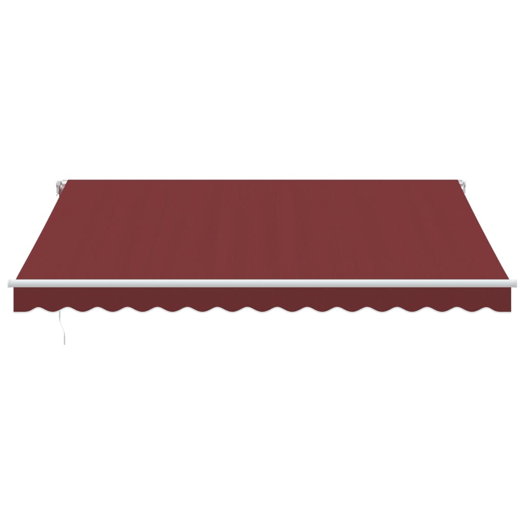 Luifel Handmatig Uittrekbaar 400X300 Cm Bordeauxrood