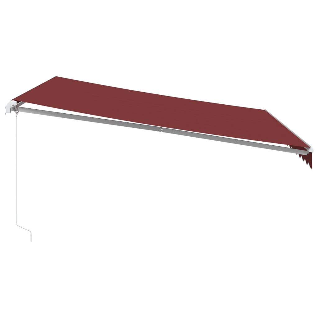 Luifel Handmatig Uittrekbaar 400X300 Cm Bordeauxrood