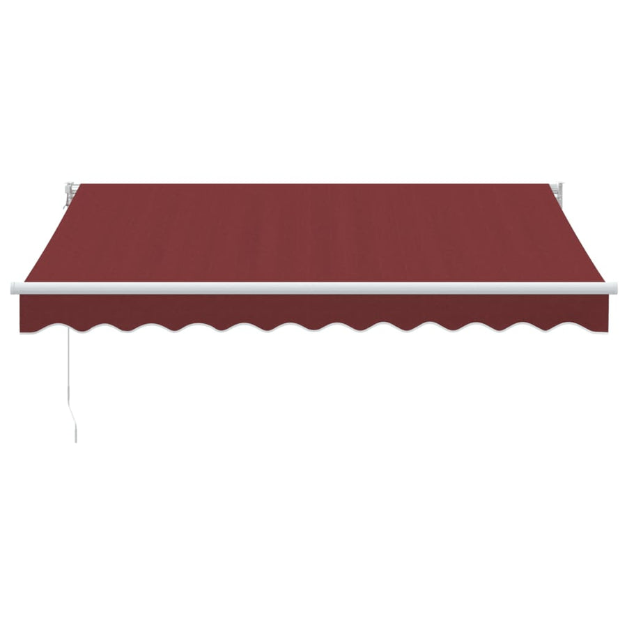 Luifel Handmatig Uittrekbaar 300X250 Cm Bordeauxrood