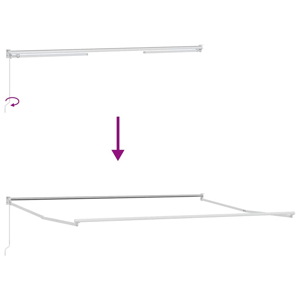 Luifel Handmatig Uittrekbaar 450X300 Cm 4.5 x 3 m