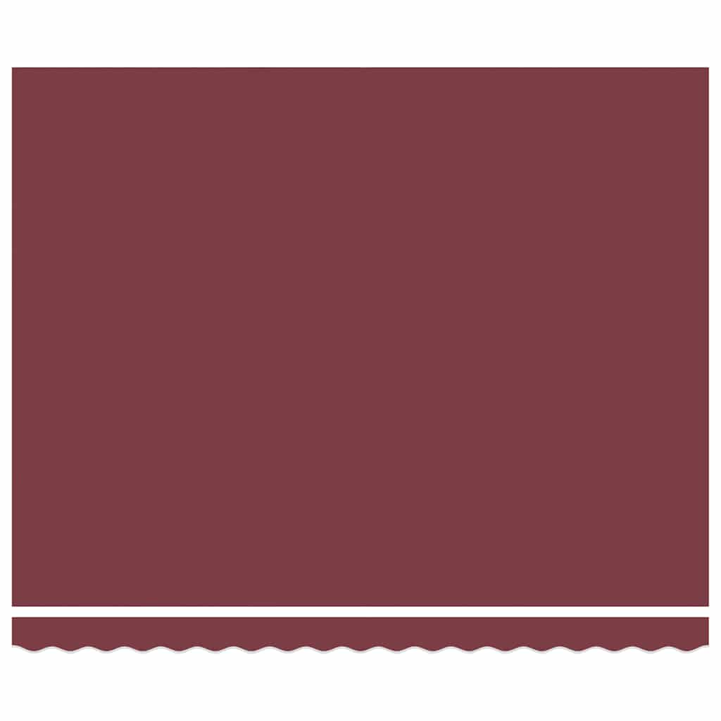 Luifel Automatisch Uittrekbaar 400X300 Cm Bordeauxrood Burgundy (White Frame) 4 x 3 m