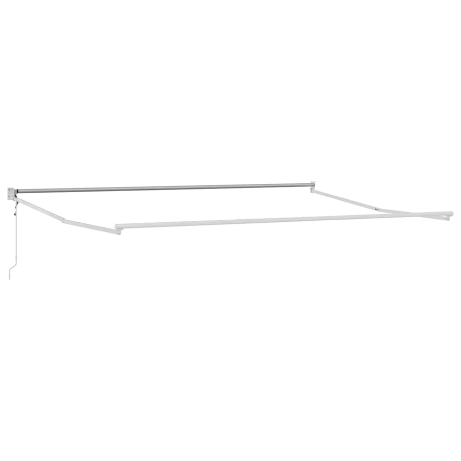 Luifel Automatisch Uittrekbaar 400X300 Cm Bordeauxrood Burgundy (White Frame) 4 x 3 m