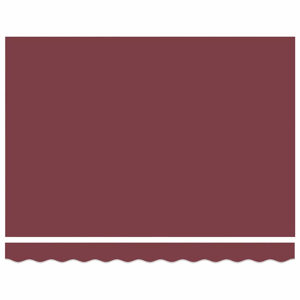Luifel Automatisch Uittrekbaar 300X250 Cm Bordeauxrood Bordeaux (Lijst Antraciet) 3 x 2.5 m
