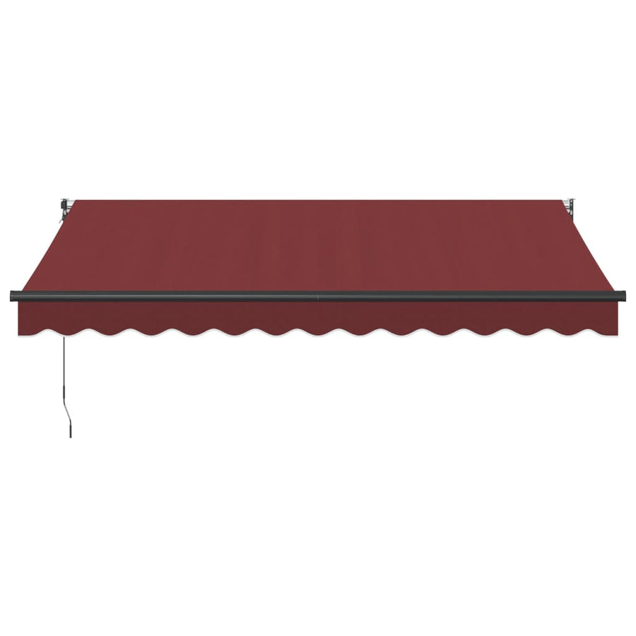 Luifel Automatisch Uittrekbaar 350 x 250 cm Bordeauxrood