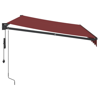 Luifel Automatisch Uittrekbaar 350 x 250 cm Bordeauxrood